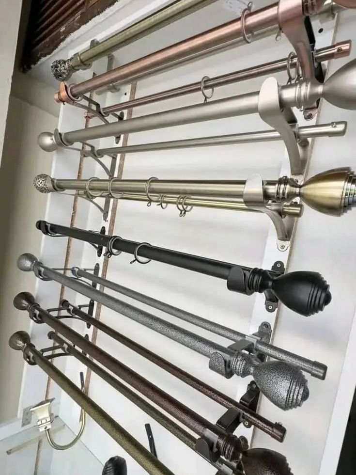Instagram post - curtain rods collection
